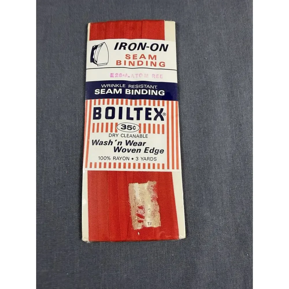 Boiltex seam binding